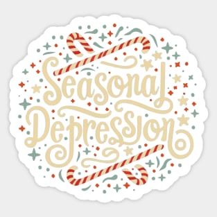 Seasonal Depression Sticker